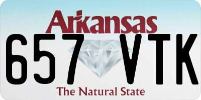 AR license plate 657VTK