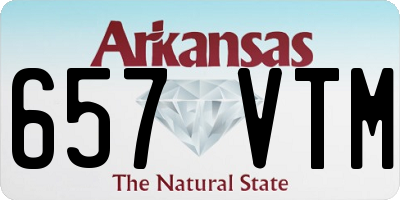 AR license plate 657VTM