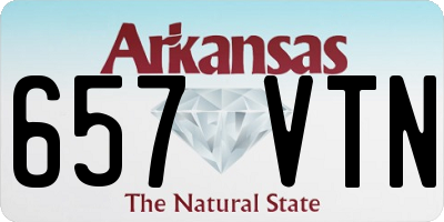 AR license plate 657VTN