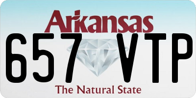 AR license plate 657VTP