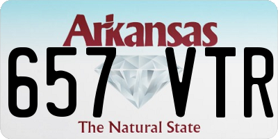 AR license plate 657VTR