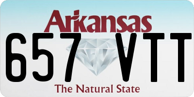 AR license plate 657VTT