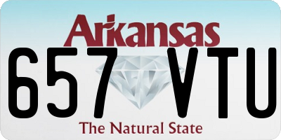 AR license plate 657VTU