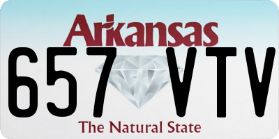 AR license plate 657VTV