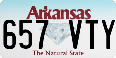 AR license plate 657VTY