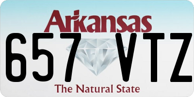 AR license plate 657VTZ