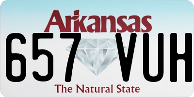 AR license plate 657VUH