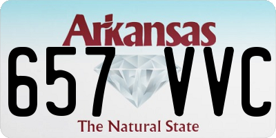 AR license plate 657VVC