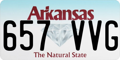 AR license plate 657VVG