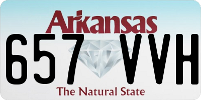 AR license plate 657VVH