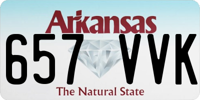 AR license plate 657VVK