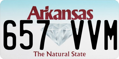 AR license plate 657VVM