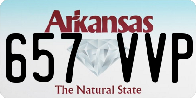 AR license plate 657VVP