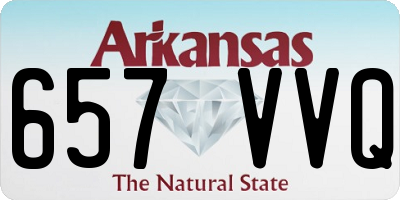 AR license plate 657VVQ