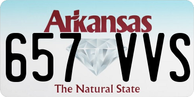 AR license plate 657VVS