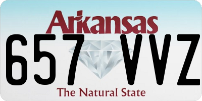 AR license plate 657VVZ