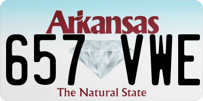 AR license plate 657VWE