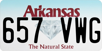 AR license plate 657VWG