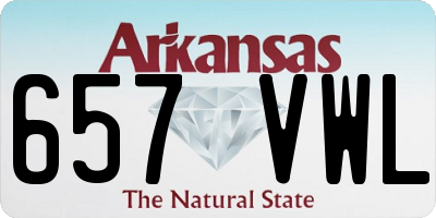 AR license plate 657VWL