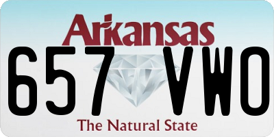 AR license plate 657VWO