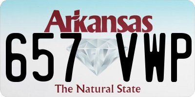 AR license plate 657VWP