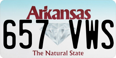 AR license plate 657VWS