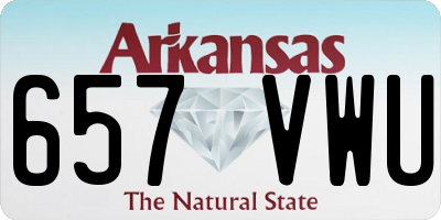 AR license plate 657VWU