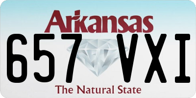 AR license plate 657VXI