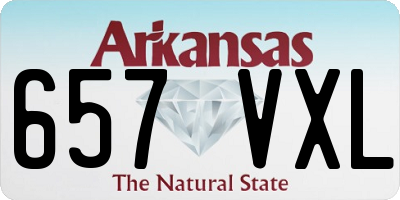 AR license plate 657VXL