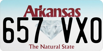 AR license plate 657VXO