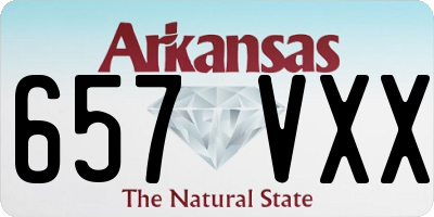 AR license plate 657VXX
