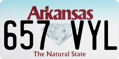 AR license plate 657VYL