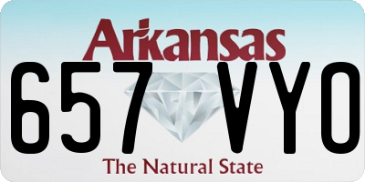 AR license plate 657VYO