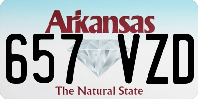 AR license plate 657VZD