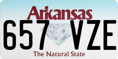 AR license plate 657VZE