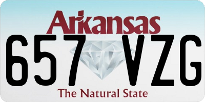 AR license plate 657VZG