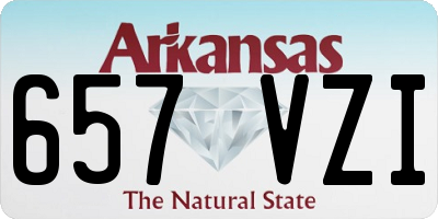 AR license plate 657VZI