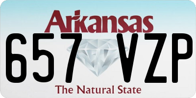 AR license plate 657VZP