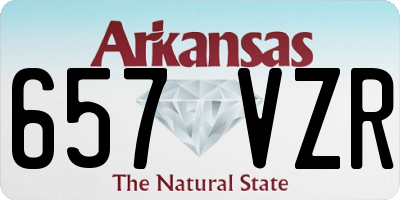 AR license plate 657VZR
