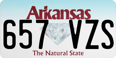 AR license plate 657VZS