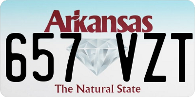 AR license plate 657VZT