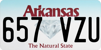 AR license plate 657VZU
