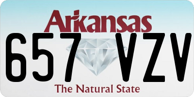 AR license plate 657VZV