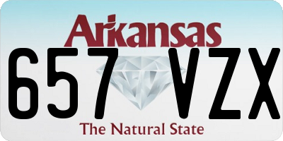 AR license plate 657VZX