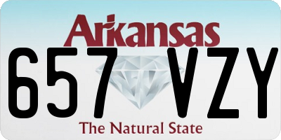 AR license plate 657VZY