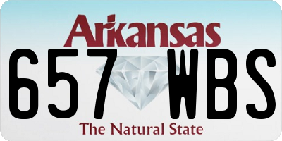 AR license plate 657WBS