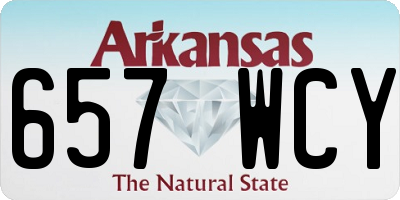 AR license plate 657WCY