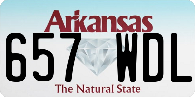 AR license plate 657WDL