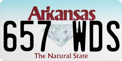 AR license plate 657WDS