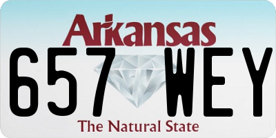AR license plate 657WEY